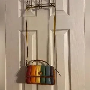 Coach Multicolor Patchwork Bag Turnlock